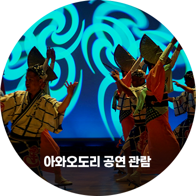 아와오도리 공연 관람